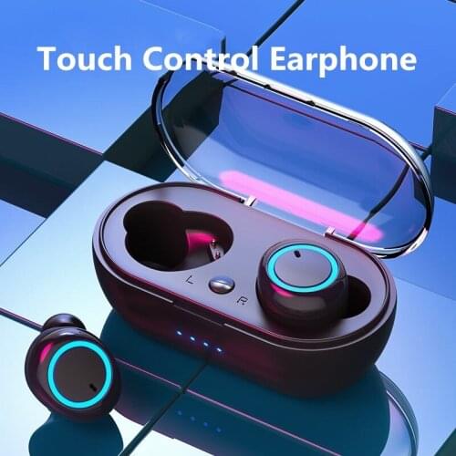 W12 Wireless Earphones Bluetooth 5.0 Headphones Mini TWS In-ear Stereo Sports Headset With Microphone for iOS Android Phone