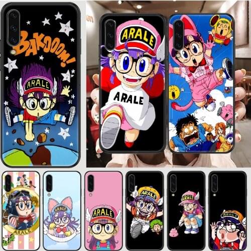 Cartoon Dr Slump cute Phone case For Samsung Galaxy A 3 5 7 8 10 20 21 30 40 50 51 70 71 E S 2016 2018 4G black luxury prime art