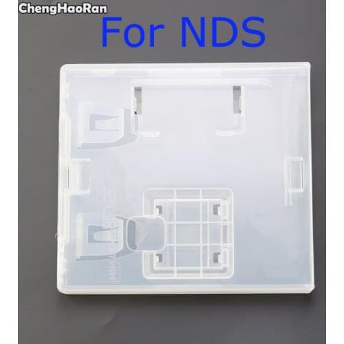 ChengHaoRan For NDS box transparent sheath for NDS game card box pet plastic storage protector collectibles clear box 1 uds