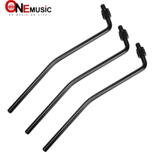 BLACK Double System lock Bridge Tremolo Arm Electric Guitar Whammy Bar