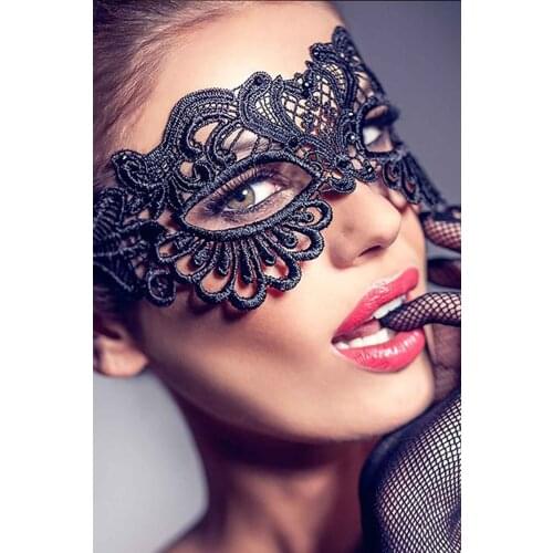 Black Lace Eye Mask Exotic Apparel Sexy Lingerie Erotic Lingerie Exotic Accessories Sex Toys