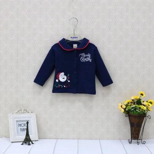 Baby Christmas Pure Cotton Blouse Newborn Long Sleeve Shirts Kids Clothes Fashion Boys And Girls Clothing