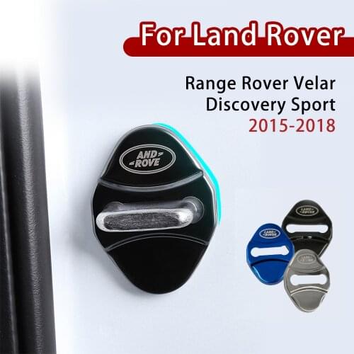 For Land Rover Discovery Sport Range Rover Velar 2015 2016 2017 2018 car door lock cover Auto Emblems Case style Accessories