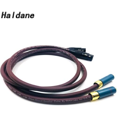 Haldane Pair Ortfon-1 2RCA Male to 2 XLR Female Cable RCA XLR Interconnect Audio Cable Gold plated PLUG with Prism OMNI 2 Wire