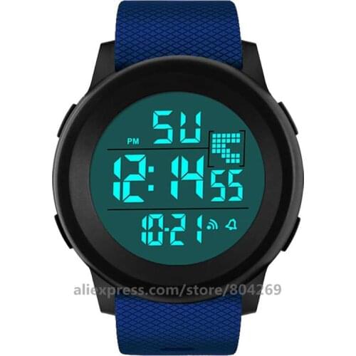 HONHX 199341-492 Cool Men Digital Student Sports Waterproof Wristwatch Hot Fashion Women Dress Watch Men LED Watches