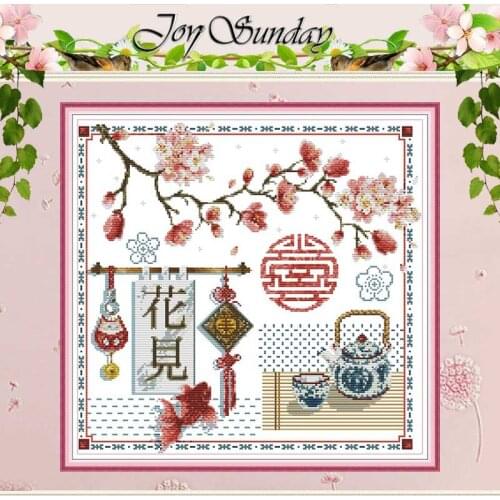 Han nationality culture counted 11CT 14CT Cross Stitch Sets DIY Chinese Cross-stitch Kits Embroidery Needlework home decor