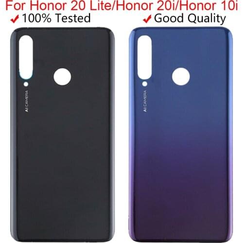 For Huawei Honor 20i HRY-TL00T Battery Cover Door Back Housing Rear Case Honor 20 Lite HRY-LX1T Cover Honor 10i Battery Cover
