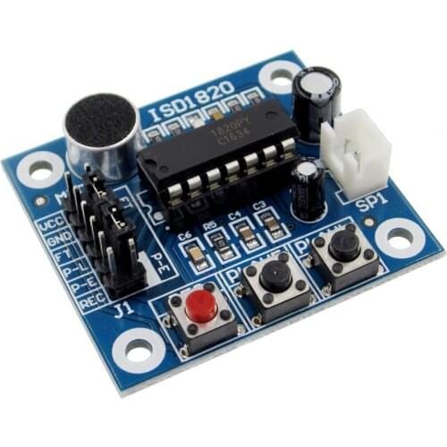 ISD1820 recording module voice module the voice board telediphone module board with Microphones and Anti-static bag