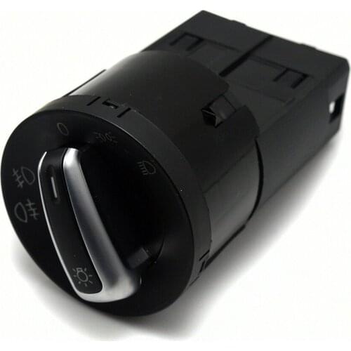 New Chrome headlight switch for AUDI A4 8E B6 6RD 941 531 / 6RD941531 could be modified to fit other VAG vehicle