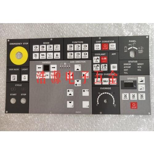 For Mori Seiki Machining Center/Lathe Operation Panel/Button Film/Paper