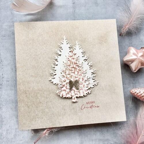 Christmas Xmas Tree Metal Cutting Dies Stencil Scrapbooking DIY Album Stamp Card M68E