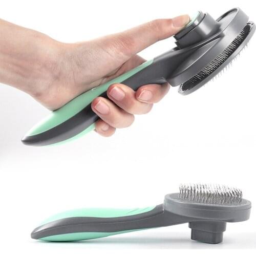 Knot Cutter Dog Grooming Shedding Tools Pet Cat Hair Removal Comb Brush Double sided Pet Products Supplier