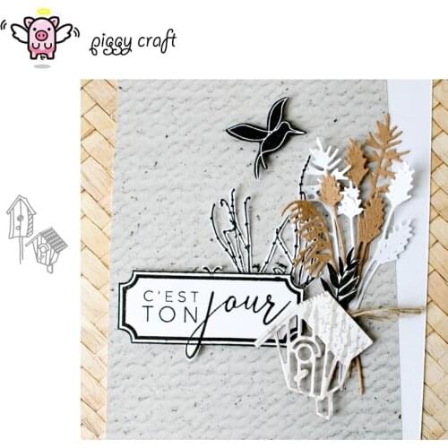 Piggy Craft metal cutting dies cut die mold Mailbox decoration Scrapbook paper craft knife mould blade punch stencils dies