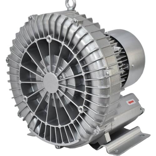 2HB810-7AH17 5.5KW Silent Ring Vacuum Pump For Cnc Router Fish Shrimp Pond Farming High Pressure Vortex Air Pump Ring Blower