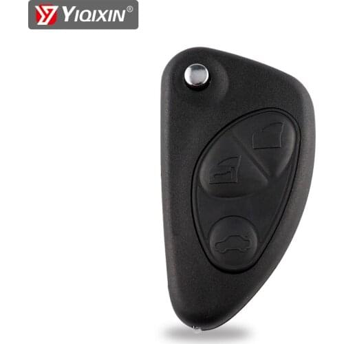 YIQIXIN For Alfa Romeo New High Quality 3 Button Car Flip Remote Key Case Can Be Used For 147 156 GT SIP22 Key Case Replacement