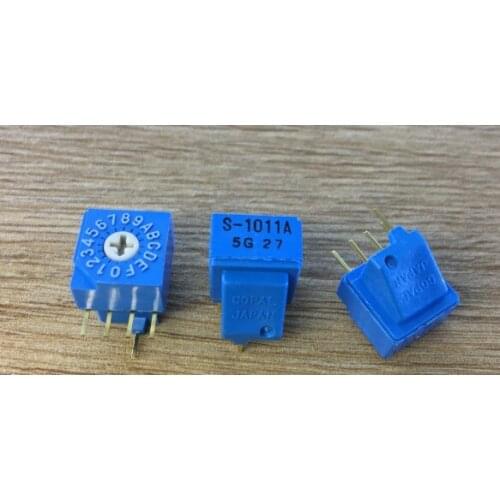 [YK] COPAL S-1011A S-1011 A rotary code switch 0-F 16 bit dial code switch