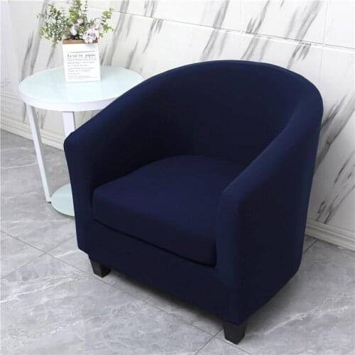 1Set Spandex Club Armchair Slipcover Relax Single Seater Tub Sofa Couch Cover with Cushion Cover Free Shipping Sofa Cover