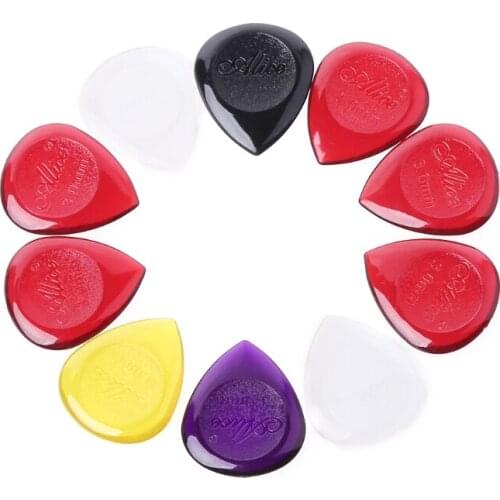 10PCS Alice Acoustic Electric Guitar Bass Picks Plectrums Small Size 1 mm 2mm 3mm