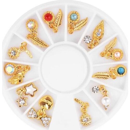 3D Colorful Glass Rhinestones Nail Decoration Manicure DIY Jewelry Accessory Rhinestones For Nails 3D Nail Art Decoration