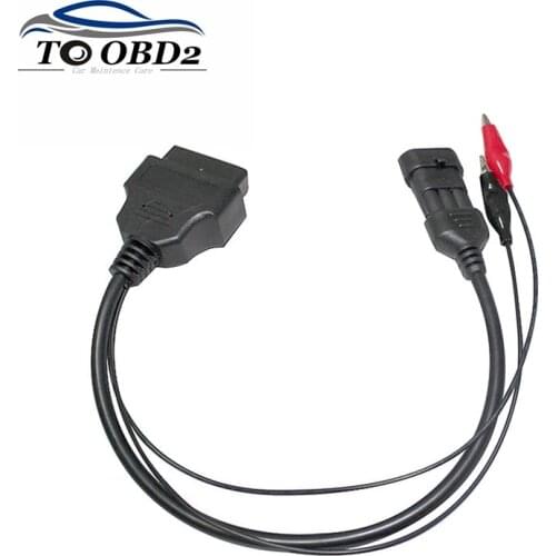 3Pin to OBD2 16Pin For Fiat Vehicles OBD OBDII Car Connector For Fiat 3 Pin to 16 Pin Female High Quality