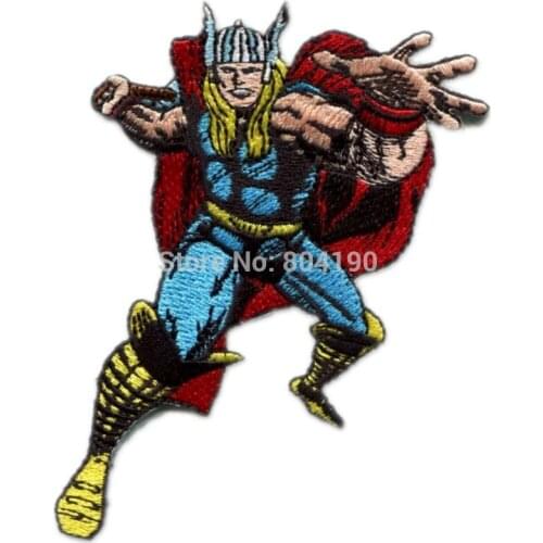 Infinity War 4" THOR stance hand Comic Movie TV Costume Embroidered iron on patch