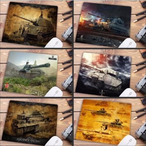 Mairuige Big promotion World Of Tank mouse pad gamer play mats Small SIZE Rubber Game Gaming Mouse Pad 18X22CM