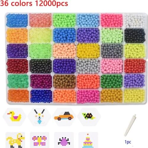 DIY Water Beads Set Toys for Children Animal Molds Hand Making Puzzle Kids Educational Toys Boys girls Spell Replenish Beans
