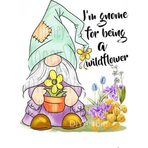 Gnome new cutting dies for 2021 Wildflower Scrapbooking craft Carding Making layering dies