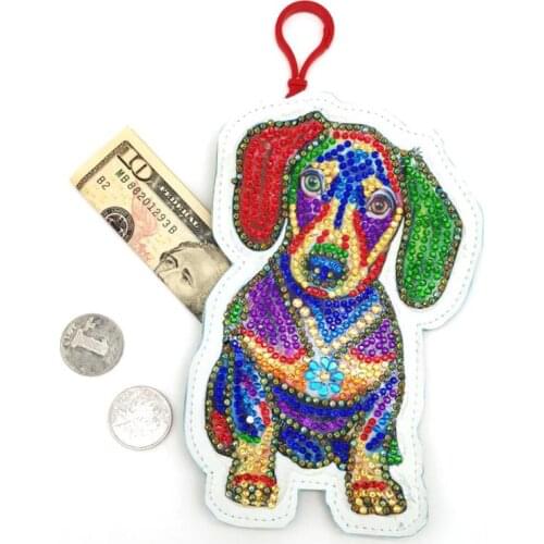 DIY Special Shaped Diamond Painting Wallet Mandala Coin Purse Keychain Pendants Stitch Embroidery Christmas Gifts for Girls