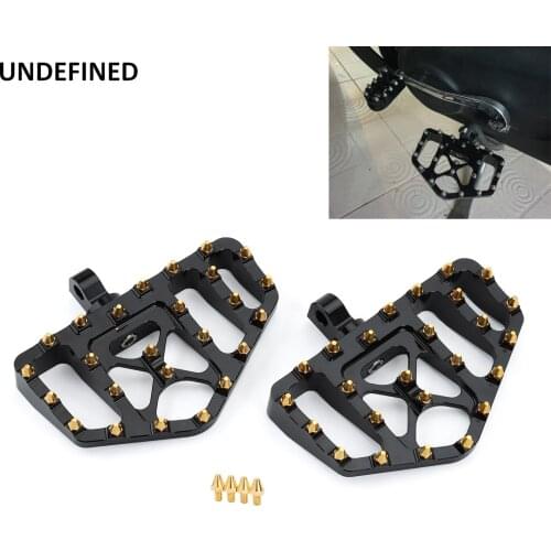 Motorcycle CNC Aluminum Foot Pegs Footpegs For Harley Dyna Fat Bob FLD Softail FLS Rocker Touring Roao King FLH Sportster 883 XL