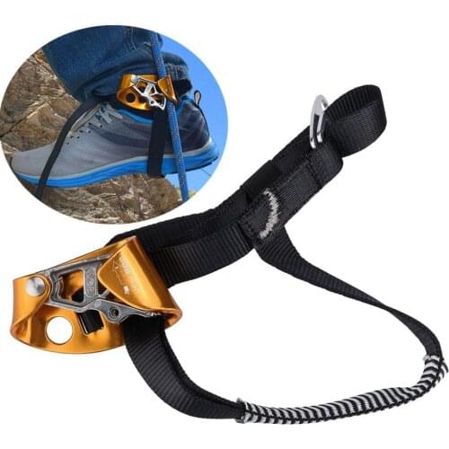 Outdoor Mountaineering Rock Climbing Hiking Left/Right Foot Ascender Riser Equipment Tool Kit Accessory Dropship#0426