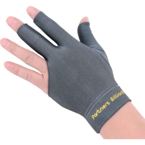 Billiards Three Fingers Glove Snooker Glove Special High Grade Fingerless Billiard Gloves Sports Equipment Free Size Dropship
