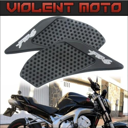 Motorcycle Anti slip Tank Pad 3M Side Gas Knee Grip Traction Pads Protector Stickers For Yamaha FZ6 FZ-6 FZ 6 fz6 2006 2007-2010