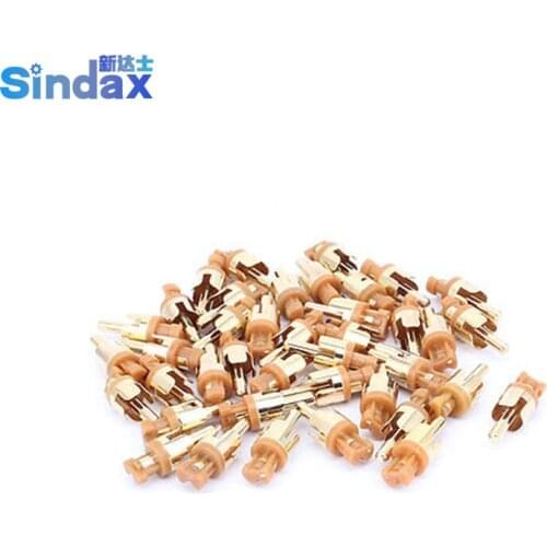 Sindax RCA Audio Video Male Plug Adapter Soldering Connector Gold Tone 40PCS