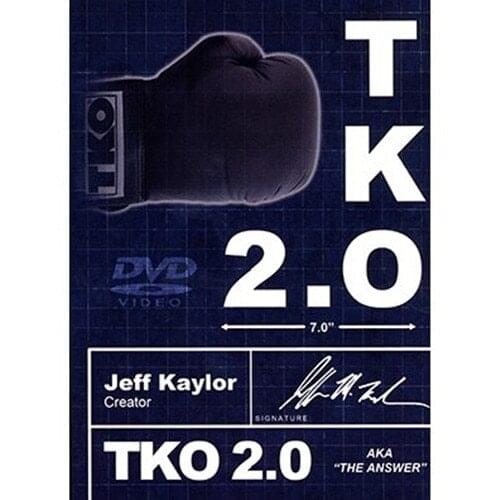 TKO2.0: The Kaylor Option BLACK and WHITE (DVD and Gimmick) by Jeff Kaylor and Michael Ammar Magic Tricks Illusions Fun Street