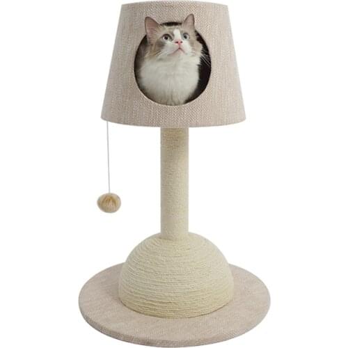 Cat Products Table Lamp Cat Climbing Frame Cat Nest Cat Tree Cat Grabbing Pole Small Luxury Cat Barrel Solid Wood Cat Stand