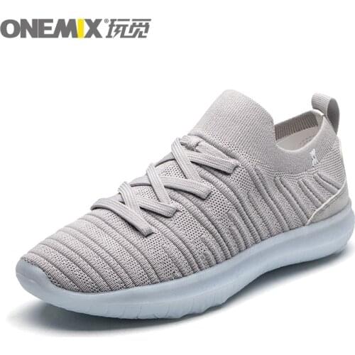 ONEMIX casual Men Casual Flat Shoes Light Tenis Masculino Zapatos Hombre Sapatos Outdoor Jogging Shoes