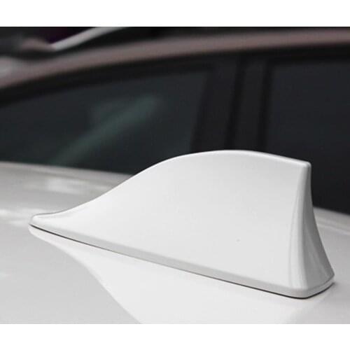 Universal Car Shark Fin Antenna Signal Radio Dedicated Punch Free Tail Roof Modification Aerial for Vehicle Decoration