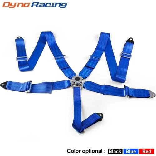 Universal 3" Inch 5 Point Quick Release Cam Lock Seat Belt Racing Harness Belt Red Black Blue BX102077