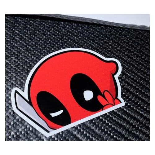 Lovely Hero Spider Cute Car Styling Vinyl Bumper Sticker Laptop Window Decoration Decal