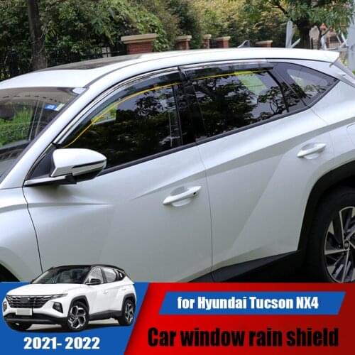For Hyundai Tucson NX4 2021 2022 car window rain shield protection modification exterior rain shielding rain shield