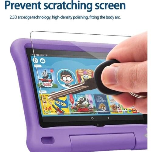 Tablet Tempered Glass Screen Protector Cover for Amazon Fire HD 8 Kids 10th Gen 2020 Tablet Protective Film