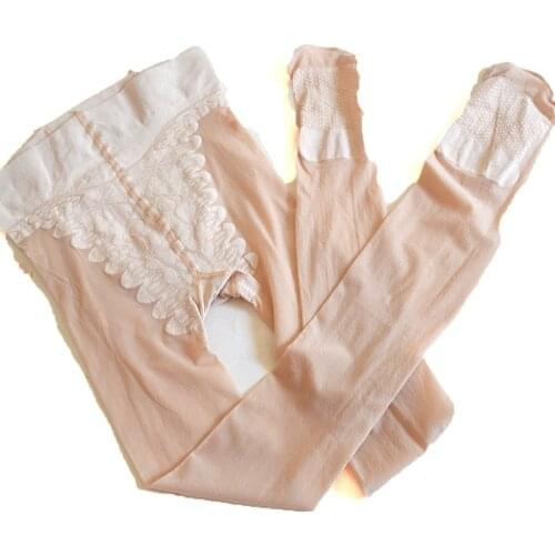 2021 Women Thin 20d Spandex Bikini Pantyhose Velvet Massage Bottom Silk Butterfly File Summer Sexy Tights Height 150- 180cm