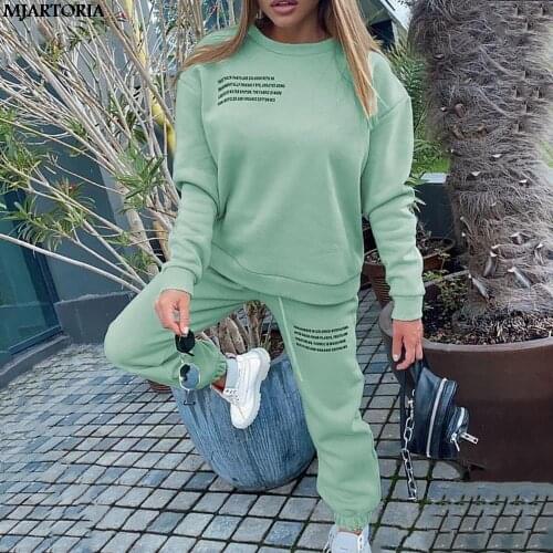 Women Tracksuit Hoodies Autumn 2 Piece Set Jogging Pants Female Sports Suits Female Fitness Sportswear Matching Sets Outfits