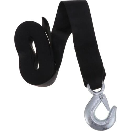 1 Set Trailer Rope Nylon Tow Rope Emergency Kit Winch Strap for Auto Vehicle Car A30