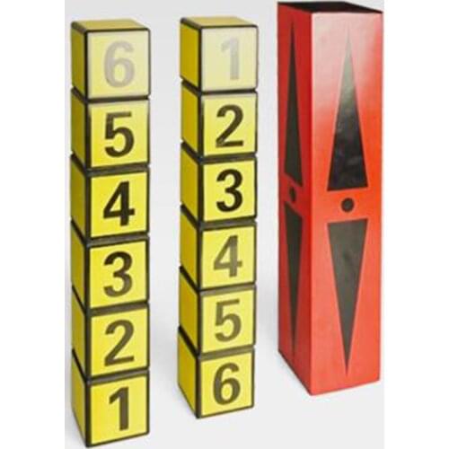 1 Set Cuba A Libre Dice Exchange Magic Tricks For Professional Magician Tube Magie Stage Illusion Gimmick Props Comedy Mentalism