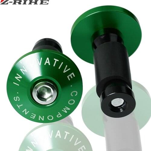 22mm Motocross Hand Bar End Handlebar Grips Cap Anti Vibration Silder Plug For Kawasaki ZX-14R ZX-10R ZX6R ZX12R Yamaha TMAX 530