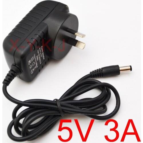 50pcs high quality 5v 3a Dc 5.5mm Ac/dc Power Adapter AU Plug Supply Charger 5v3a For Tv Box Mxq Other The Free Shipping