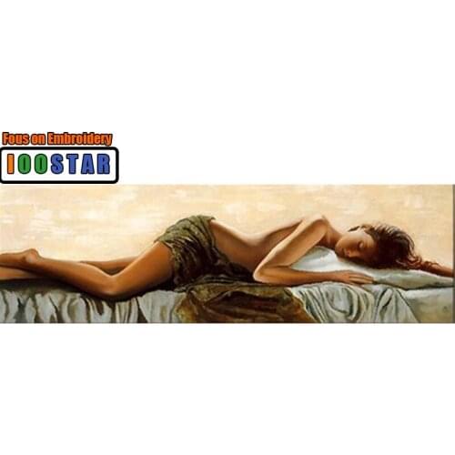 5D DIY Full Square/Circle Diamond Art Nude Art Sleeping Beauty Rhinestone Mosaic Decoration Crafts Diamond Embroidery