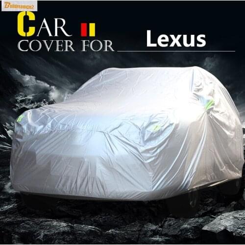 Buildreamen2 Car Cover Outdoor Anti UV Sun Shield Rain Snow Scratch Protection Cover Waterproof For Lexus LX LX570 LX470 LX450